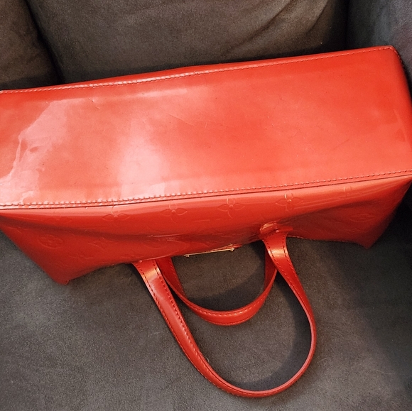 Orange Louis Vuitton Monogram Vernis - Picture 7 of 10